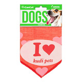 Bandana Love P/ Perro Dogs Cancat Acessorio Mascotas