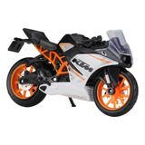 Ktm Rc 390 1:18 Motocicleta Modelo De Aleación