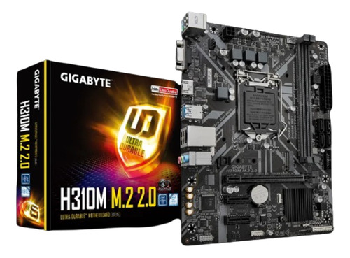 Placa Mae Gigabyte Intel (1151) Ddr4 Micro Atx - H310m M.2 -