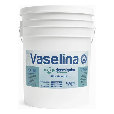Vaselina Sólida Blanca (petrolato) 8 Kilos Neutra