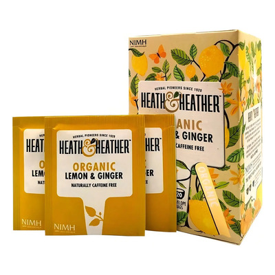 Heath & Heather Té De Limón Y Jengibre Orgánico, 20 Sobres | MercadoLibre