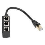 Extensión De Cable Adaptador Ethernet Rj45 De 1 A 3 Puertos