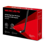 Adaptador Usb Wifi Ac 600 - Antena De 5dbi - Mercusys Mu6h