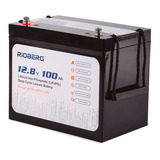 Bateria De Litio 12v 100ah Solar Lifepo4 Bluetooth Rioberg 