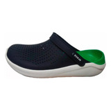 Sandalias Crocs Literide Clog Navy Green Importadas