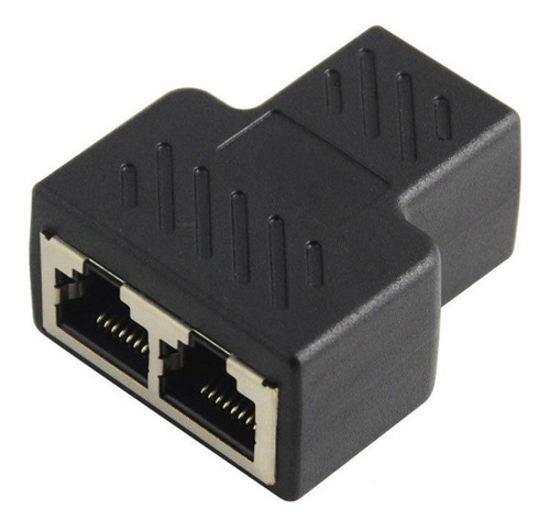 Adaptador 1 To 2 Lan Ethernet Network Rj45 Splitter #84