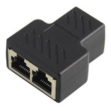 Adaptador 1 To 2 Lan Ethernet Network Rj45 Splitter #84