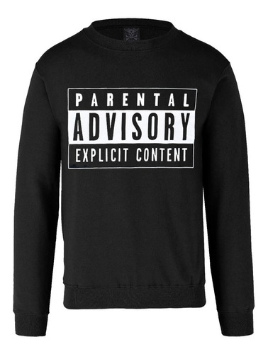 Sudadera Cuello Redondo Parental Advisory / Kingmonster