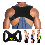 Chaleco De Fitness Ajustable Con Soporte Para Espalda 2 Pzs