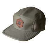 Hexcentrix Hat Panel Leather Patch Gorra 