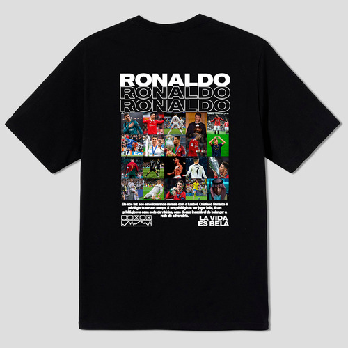 Camiseta Básica Cristiano Ronaldo Cr7 Robozão Siuu Unissex