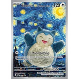 Tarjeta Pokemon Vincent Van Gogh Pikachu Coleccion Snorlax