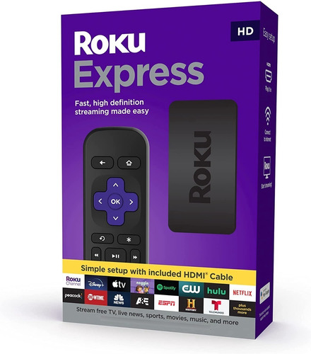 Roku Express Hd Streaming Media Player 2019 Smart Tv