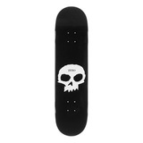 Tabla Skate Zero 8.0 Single Skull Black + Lija | Laminates