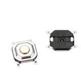 Pack X 5 Pulsador Tact Switch Momentáneo 4x4x1,5mm