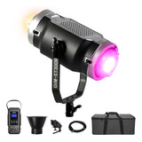 Luz De Video Gvm St300r Led Rgb Y Bicolor Doble Faz 300w