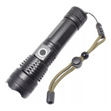 Linterna Tactica Recargable Zoom Metalica Led Rifle