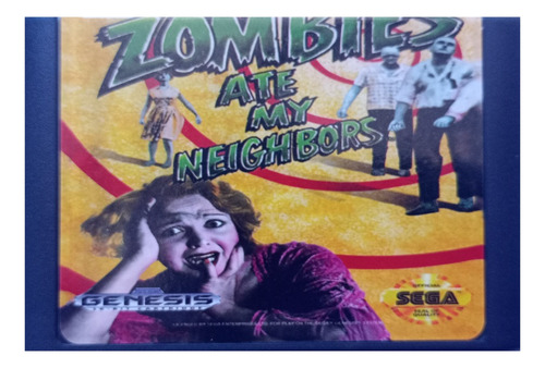 Zombies Ate My Neighbors Sega Genesis Megadrive. Repro