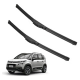 Kit 2 Escobillas Delanteras Flex Goma Citroen C3 Aircross