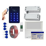 Control Acceso Cerradura Perno Puerta Vidrio Ups + Bateria