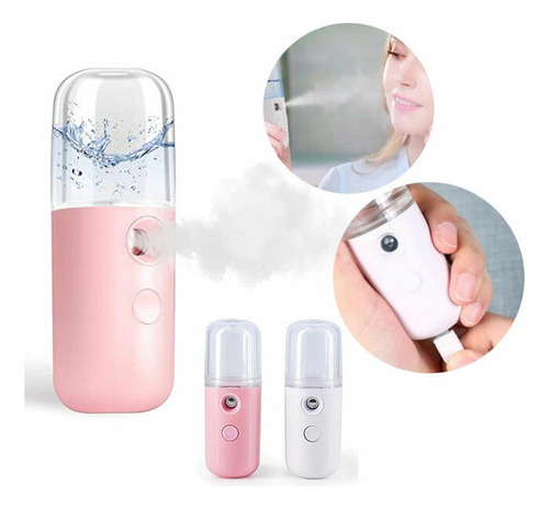 Nano Spray Humidificador Facial Usb Para Rostros Y Pestañas