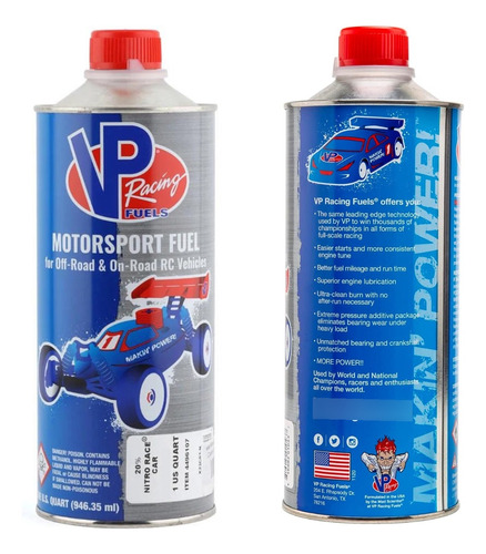 Vp Powermaster 20% 14% Oil Nitro Gasolina Traxxas Hpi Carro 