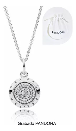 Collar Pan Logo Compatible Marca Pandora,plata+bolsa
