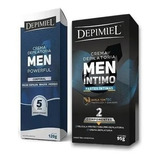 Depimiel Kit De Depilación Masculina Corporal E Intima Crema