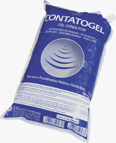  Gel Condutor Incolor Ultrassom Contatogel Rmc Bag 5kg