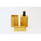 Accesorios Kit De Baño Color Madera (ba1040 Renova Tu Baño! 