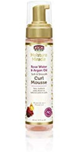 African Pride - Mousse Para Rizos De Agua De Rosas Y Aceite