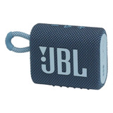 Bocina Jbl Go 3 Portátil Correa Bluetooth Waterproof Blue 
