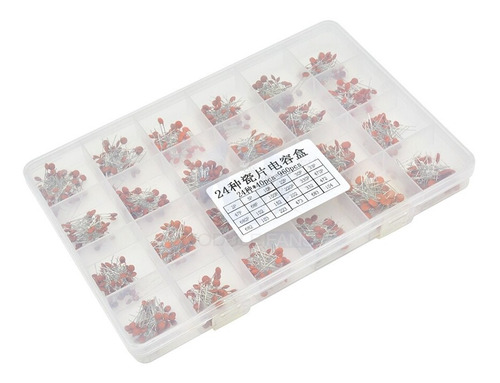 Kit Condensador Ceramico Lenteja + Caja 24 X 40 960pcs