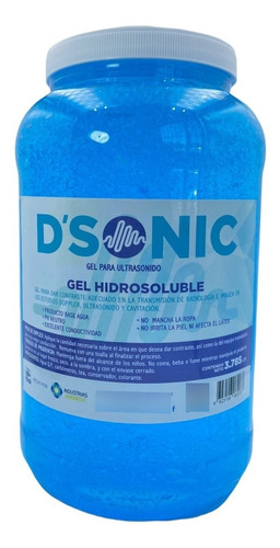 Gel Para Ultrasonido, Imagen, Electro Y Conductor D'sonic