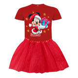 Conjunto Traje Disfraz Minnie 3 Navidad Personalizado