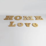 Cuadros Decorativos En Madera (cuadro Home Love)