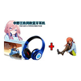 Nakano Miku Auriculares Bluetooth, Regalar Una Muñeca 2 Piez