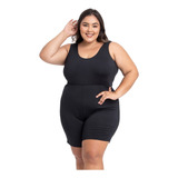 Maio Macaquinho Plus Size Hidroginástica E Natação Promoção!