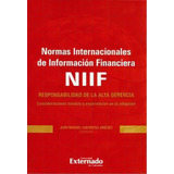 Normas Internacionales De Información Financiera Nif:respo, De Juan Manuel Guerrero. 9587724370, Vol. 1. Editorial Editorial U. Externado De Colombia, Tapa Blanda, Edición 2015 En Español, 2015