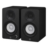 Monitores De Estúdio Ativos Yamaha Hs3 Par Black