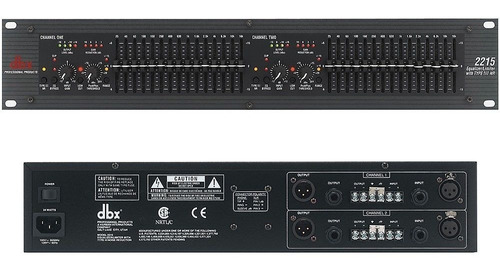 Dbx 2215 Ecualizador Gráfico Dual 15 Bandas Limitador Nuevo