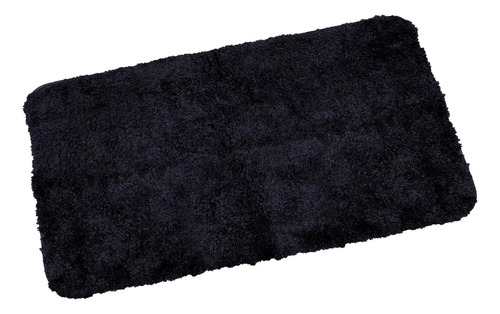 Alfombra Baño Shaggy Base Antideslizante Rectangular Suave