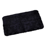 Alfombra Baño Shaggy Base Antideslizante Rectangular Suave