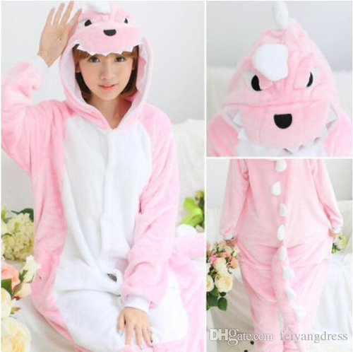 Kigurumi Pijama Enterito Unicornio Gato Totoro Panda Dinosau