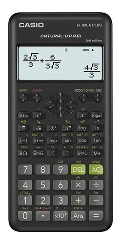 Calculadora Casio Cientifica Fx-82la Plus Negro 2da Edicion