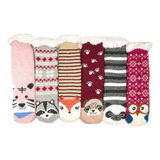 Calcetines Con Chiporro Y Antideslizante Pantuflas Pack 6 