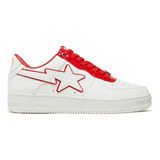 Sneakers A Bathing Ape Bape Sta Low White Red