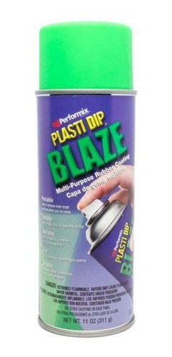 Pintura Removible Plastidip Aerosol Verde Fluo Blaze Green