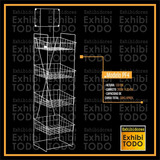 Exhibidor  Estanteria Metalica Canastos Copetin Panificacion