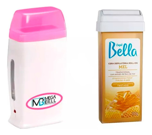 Kit Aquecedor Depilador Elétrico Depilação Cera Quente Mel